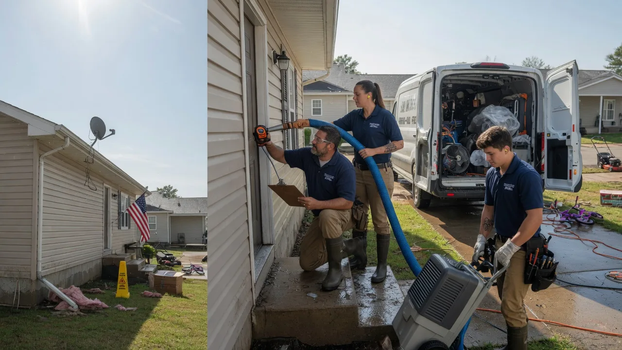 Ceiling Water Damage Restoration in Lancaster, OH near me